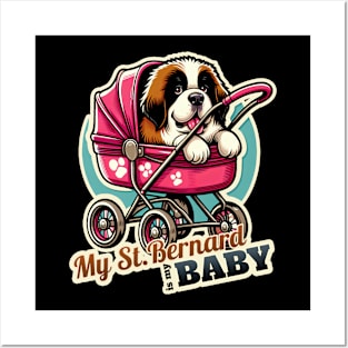 Baby St. Bernard Posters and Art